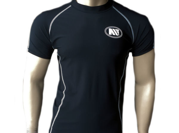 Main Event Compression Base Layer Rash Guard Top Short Sleeves